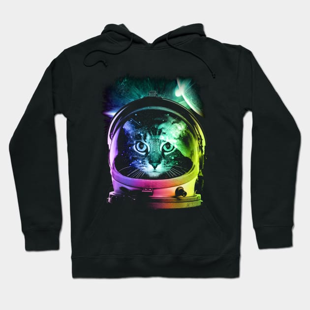 Space Cat V.II Hoodie by clingcling